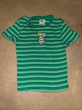 Sesame Street Oscar the grouch stripe tshirt